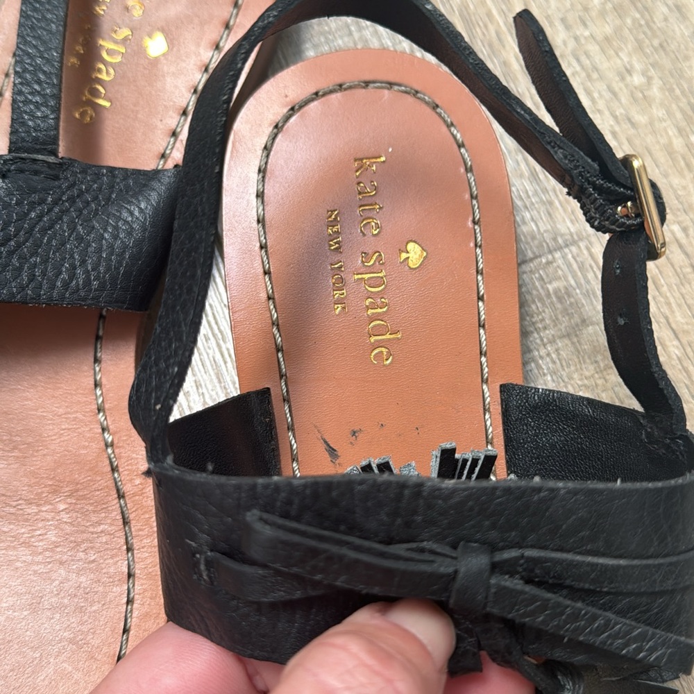 Kate spade sandals. Only worn a few times.size 8